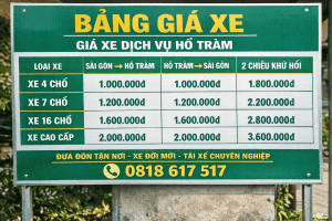 gia xe di ho tram