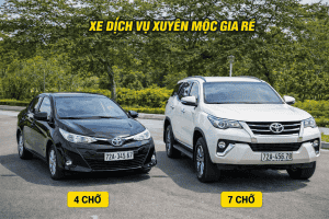 xe dịch vụ Xuyên Mộc giá rẻ
