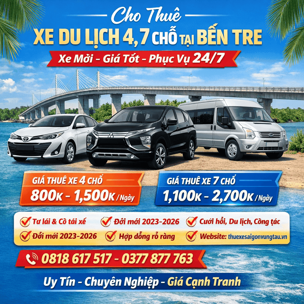 Thue xe ben tre