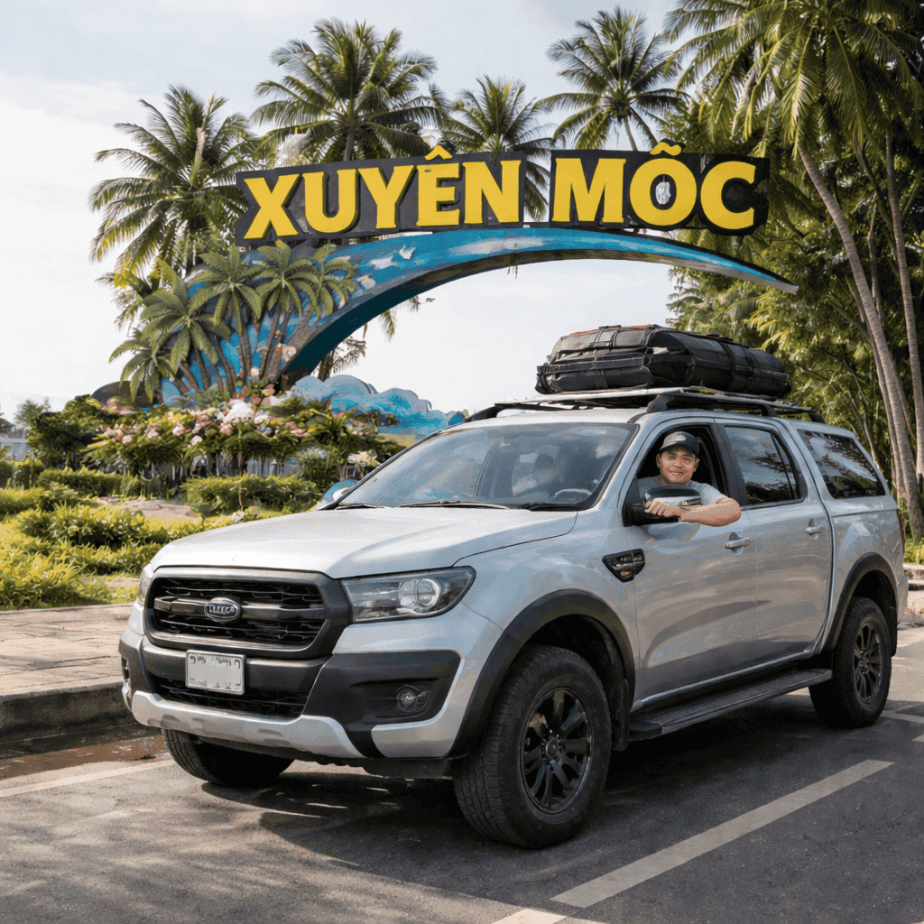 xe đi hồ tràm - xuyen moc